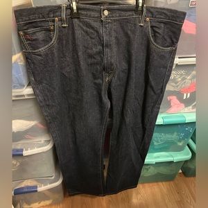 CUSTOM POLO RALPH LAUREN Men's Big Hampton  Straight Jeans 42Bx26.5L